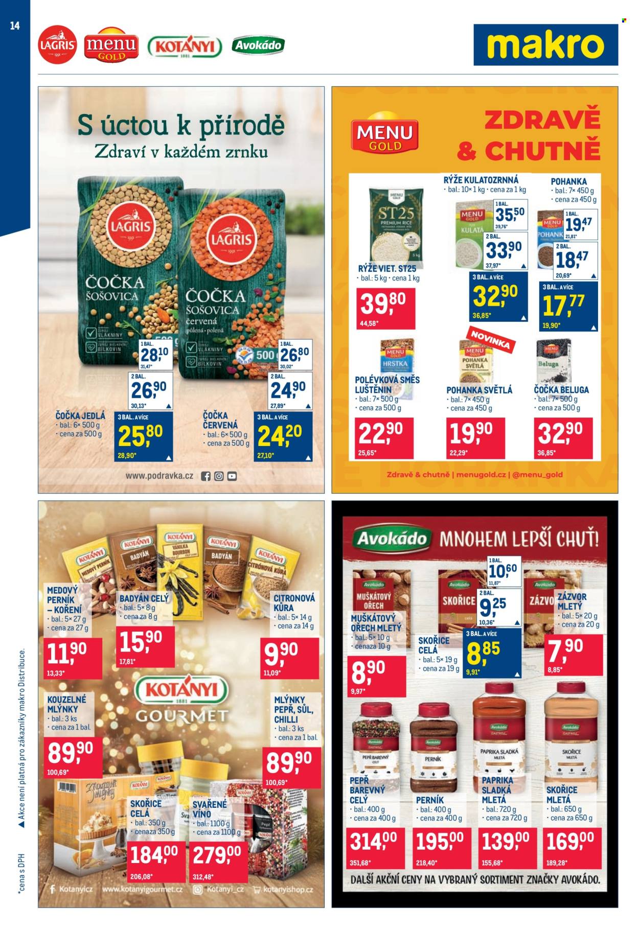 Leták MAKRO - 3.12.2025 - 31.12.2025. Strana 14