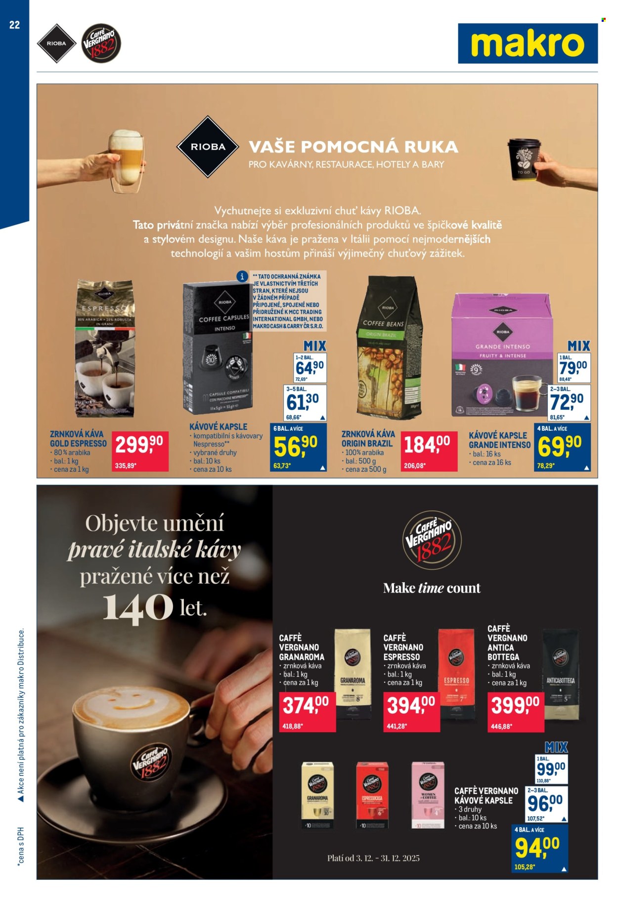 Leták MAKRO - 3.12.2025 - 31.12.2025. Strana 22