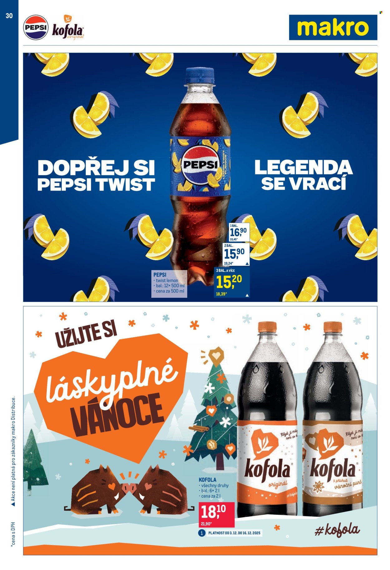 Leták MAKRO - 3.12.2025 - 31.12.2025. Strana 30