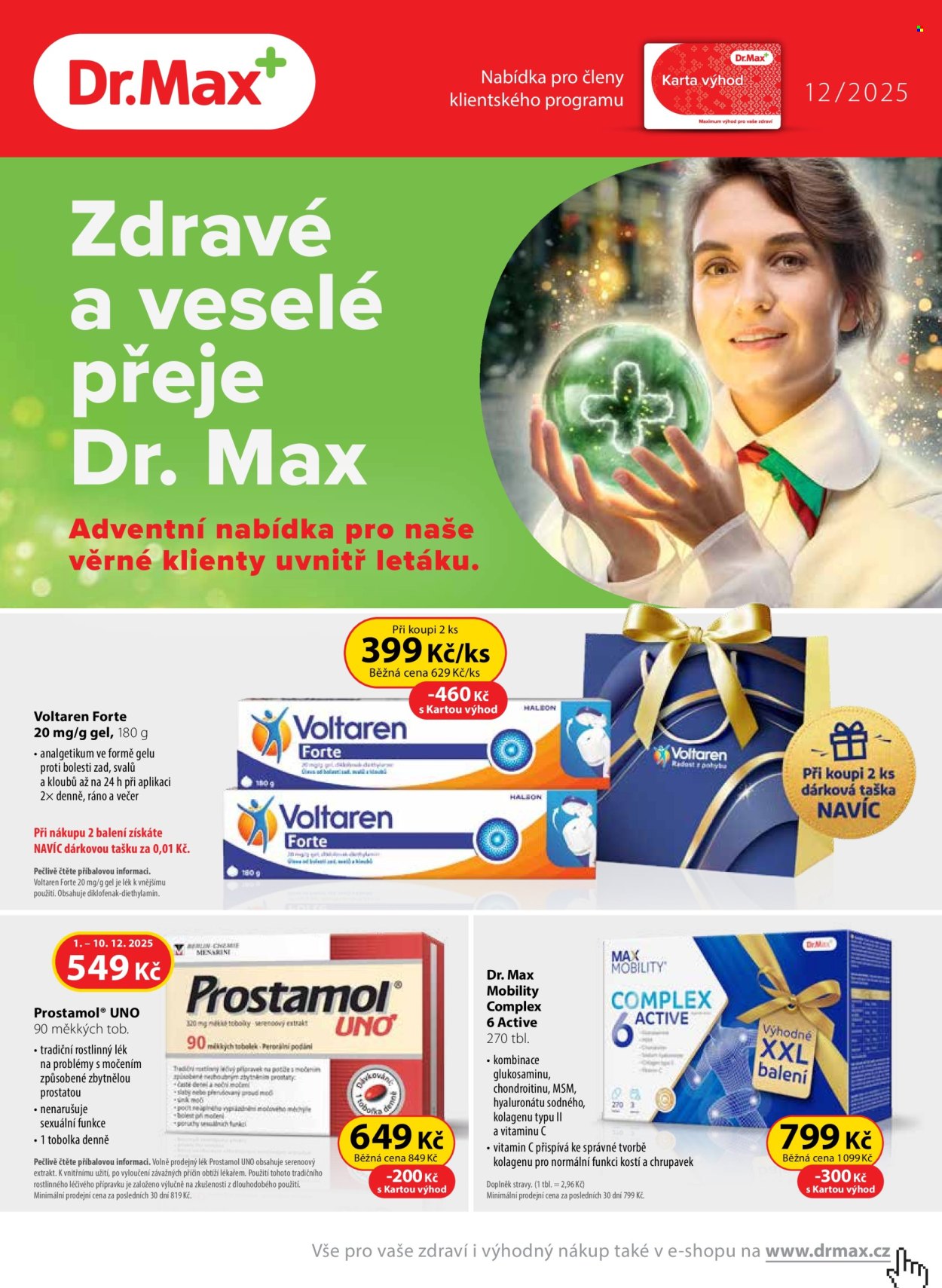 Leták Dr. Max - 1.12.2025 - 31.12.2025. Strana 1