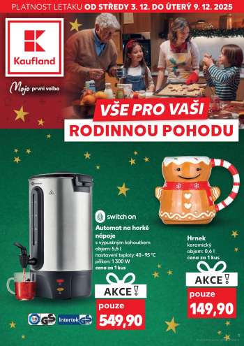 Leták Kaufland - 3.12.2025 - 9.12.2025.