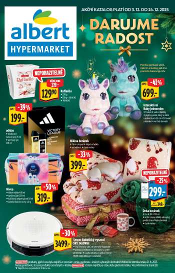 Leták Albert Hypermarket - 3.12.2025 - 24.12.2025.