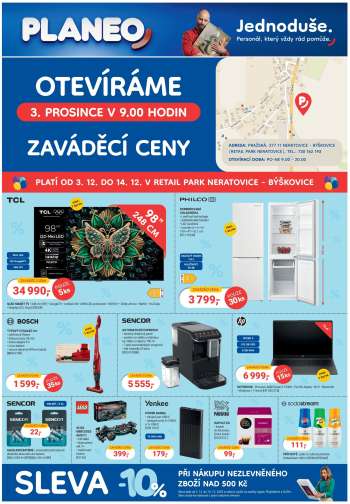 Leták PLANEO Elektro - 3.12.2025 - 14.12.2025.
