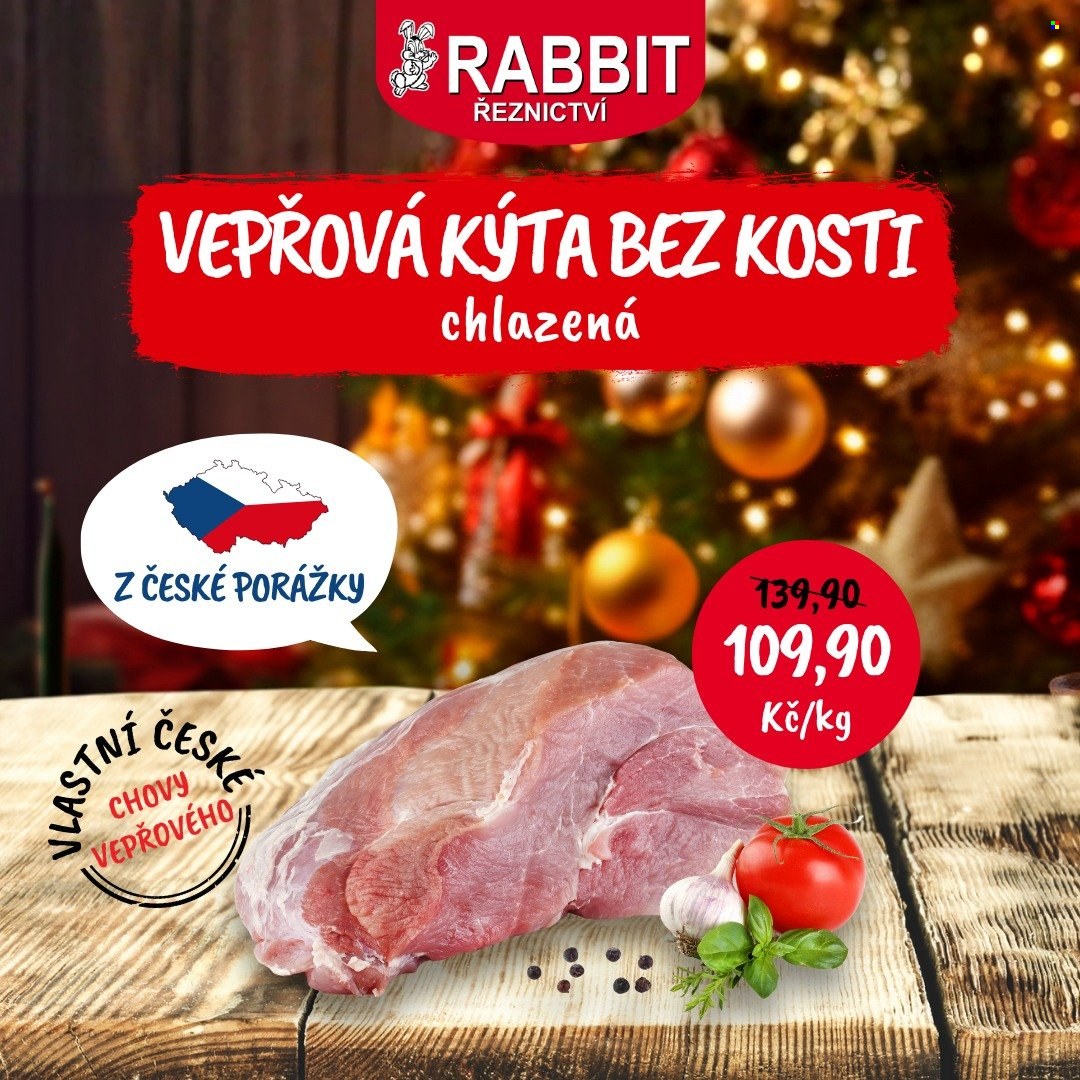Leták RABBIT řeznictví - 2.12.2025 - 7.12.2025. Strana 4