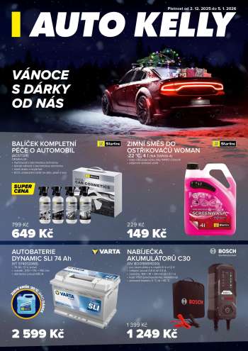 Leták AUTO KELLY - 2.12.2025 - 5.1.2026.