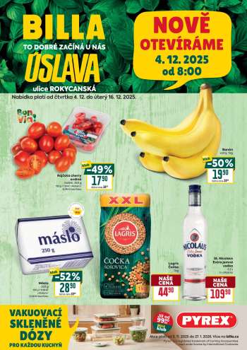 Leták BILLA - 4.12.2025 - 16.12.2025.