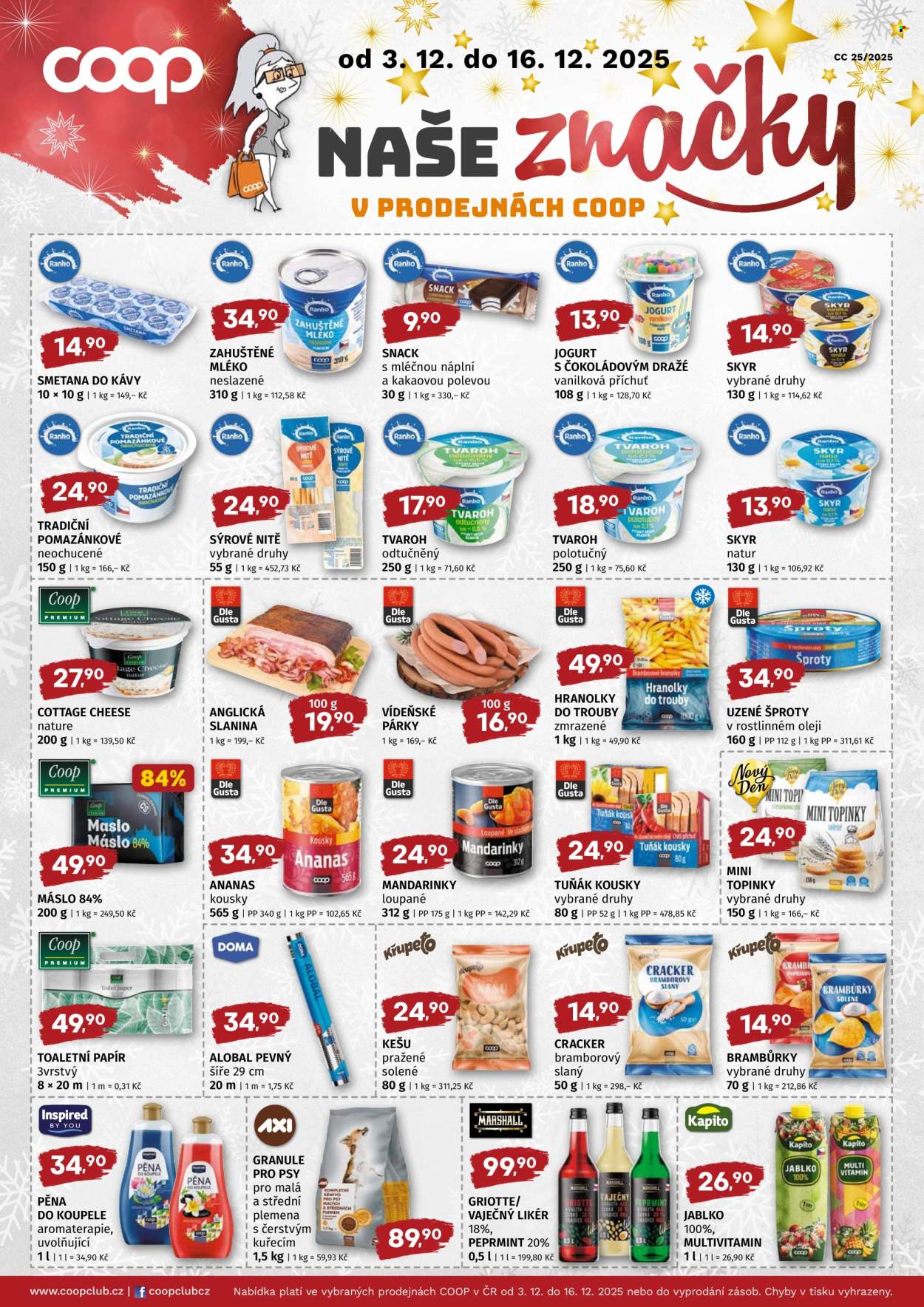 Leták coop JEDNOTA - 3.12.2025 - 16.12.2025. Strana 2
