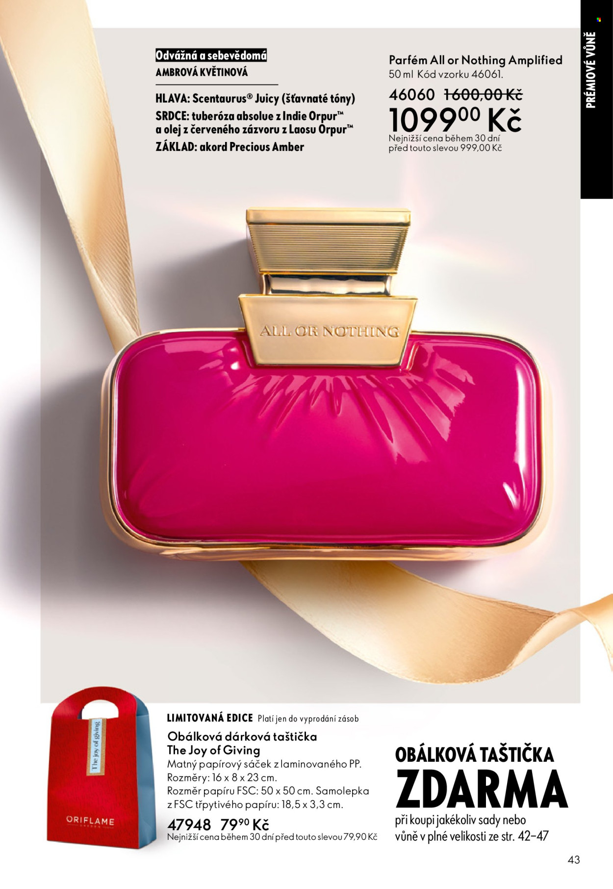Leták ORIFLAME - 3.12.2025 - 29.12.2025. Strana 43