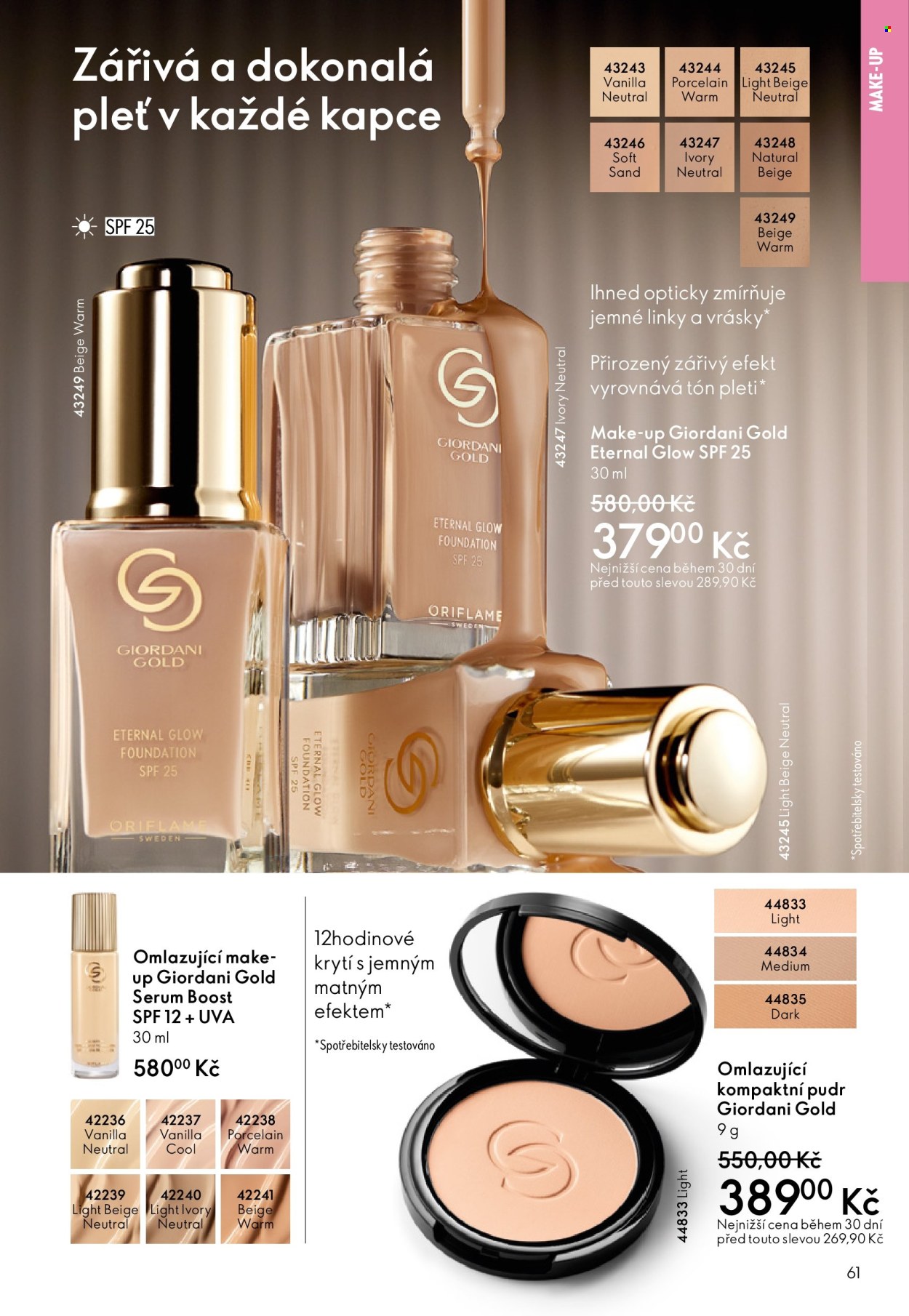 Leták ORIFLAME - 3.12.2025 - 29.12.2025. Strana 61