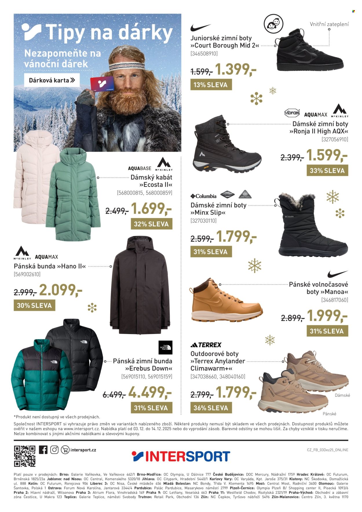 Leták INTERSPORT - 3.12.2025 - 14.12.2025. Strana 12