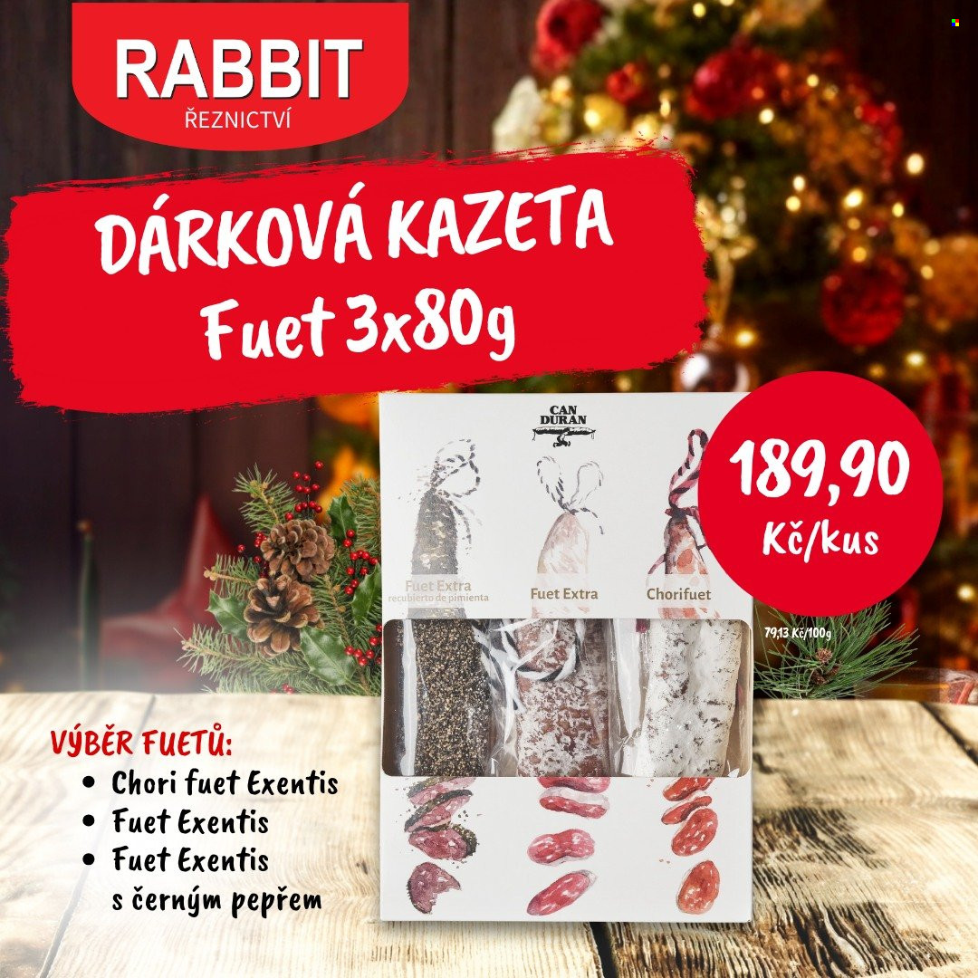 Leták RABBIT řeznictví. Strana 3