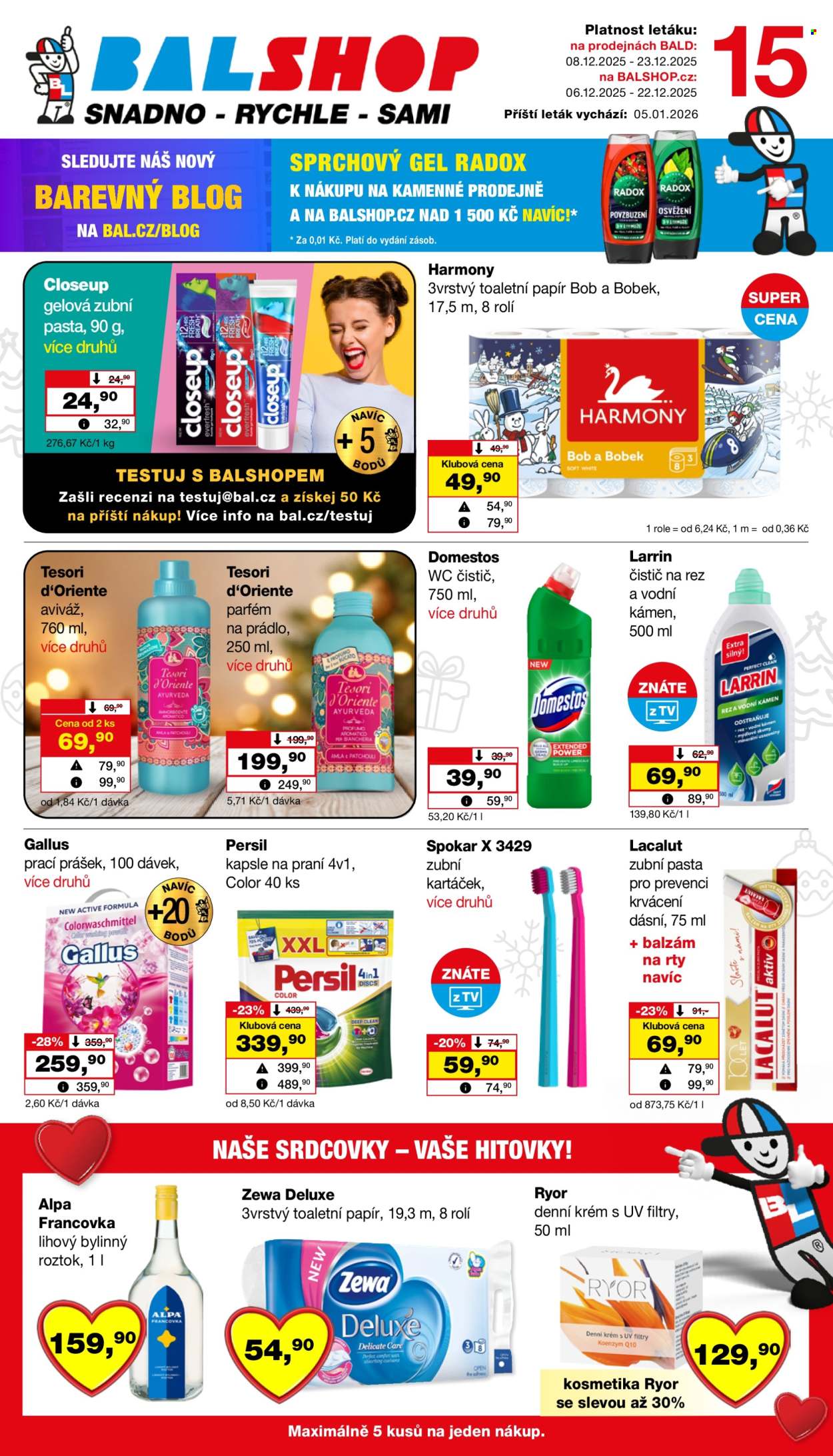 Leták Barvy a laky drogerie - 8.12.2025 - 23.12.2025. Strana 1