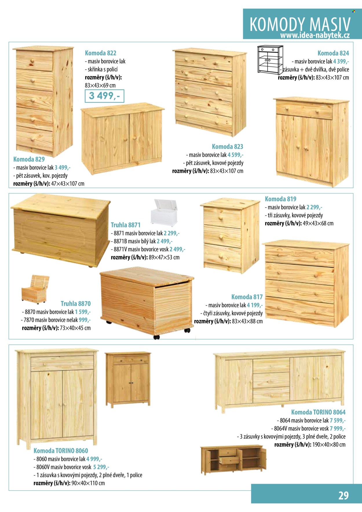 Leták IDEA nábytek. Strana 29