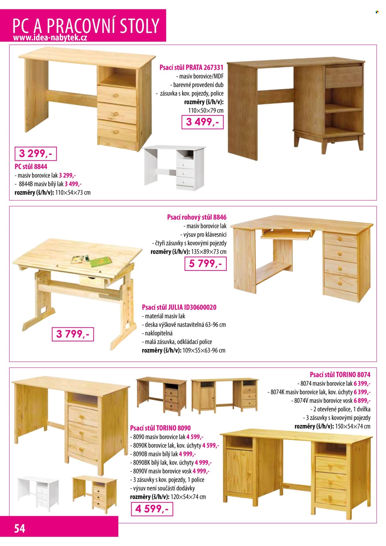Leták IDEA nábytek. Strana 54