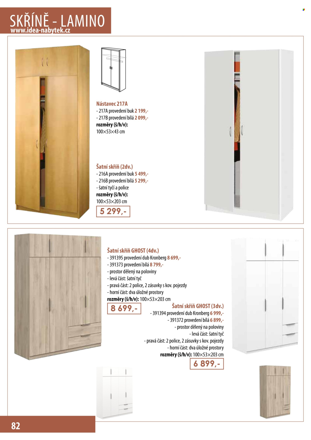 Leták IDEA nábytek. Strana 82