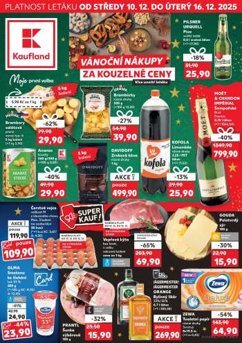 Leták Kaufland - 10.12.2025 - 16.12.2025.