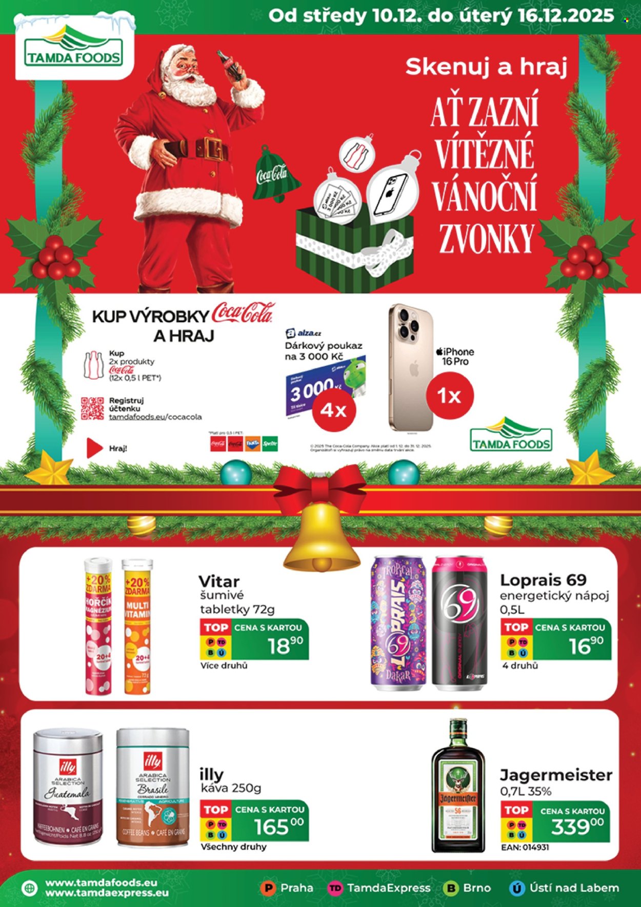 Leták Tamda Foods - 10.12.2025 - 16.12.2025. Strana 1
