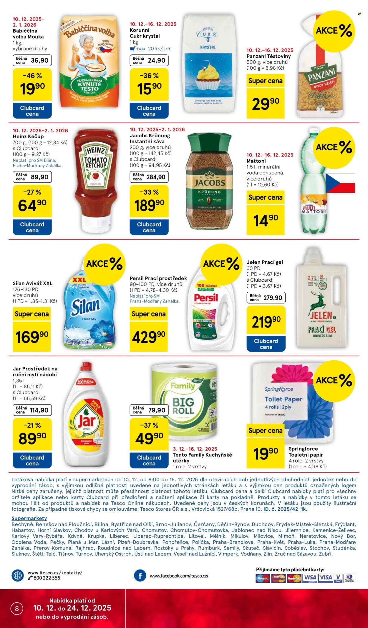 Leták TESCO supermarket - 10.12.2025 - 16.12.2025. Strana 8