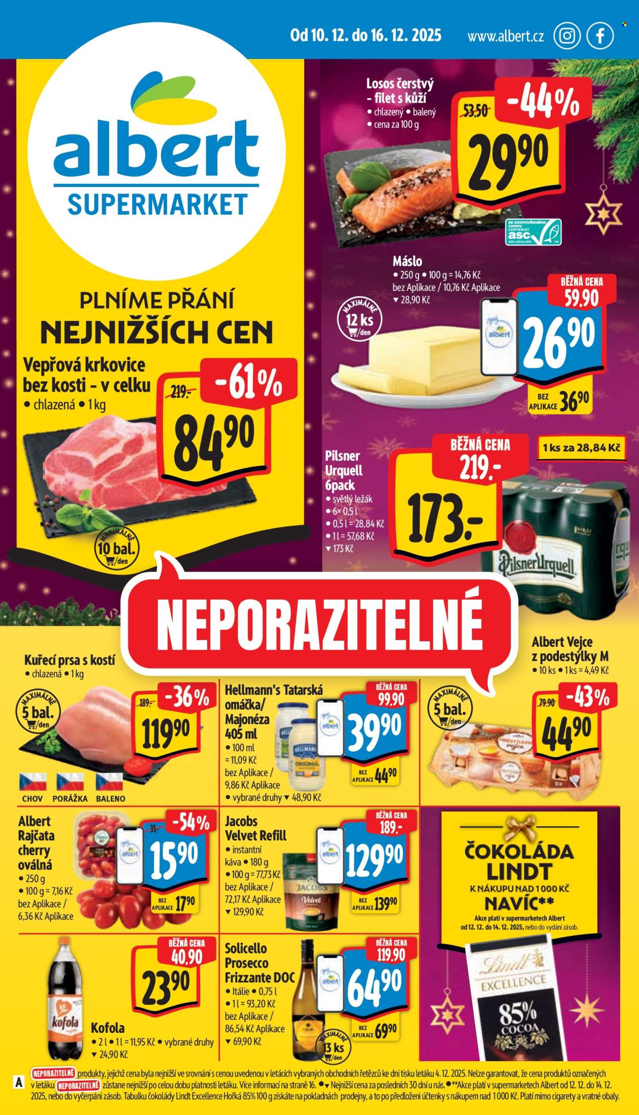 Leták Albert Supermarket - 10.12.2025 - 16.12.2025. Strana 1