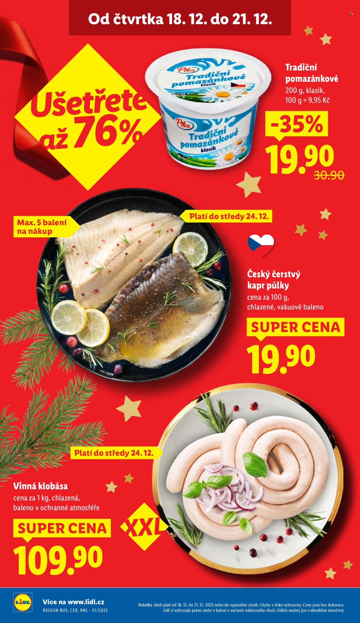Leták Lidl - 18.12.2025 - 21.12.2025. Strana 2