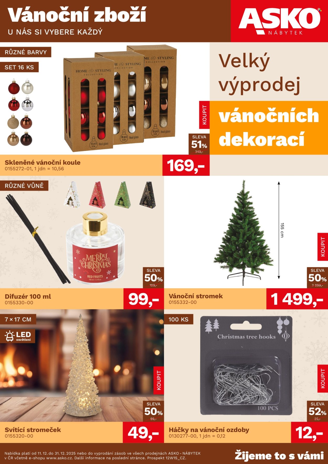 Leták ASKO - 11.12.2025 - 31.12.2025. Strana 1