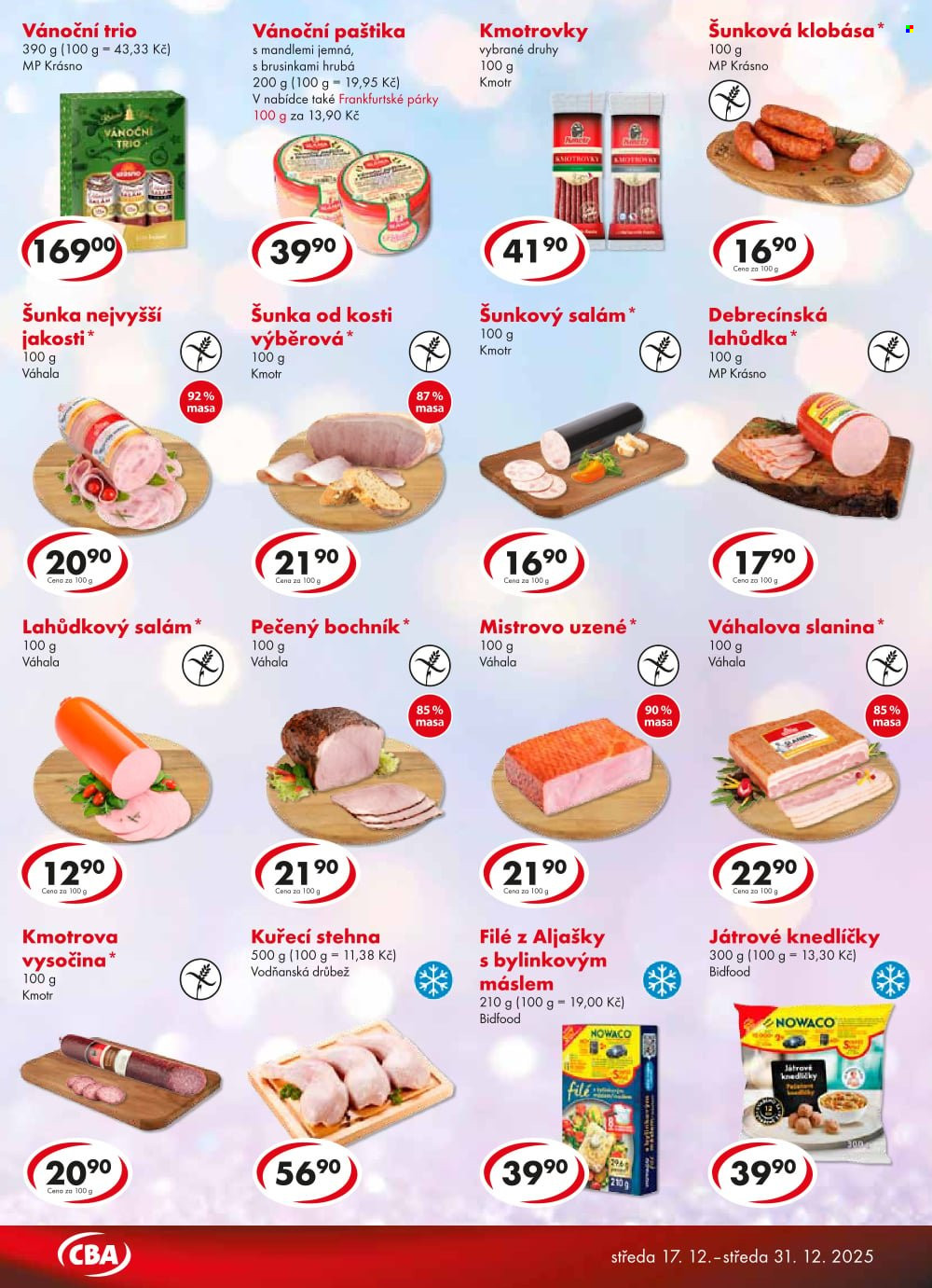 Leták CBA Premium - 17.12.2025 - 31.12.2025. Strana 3