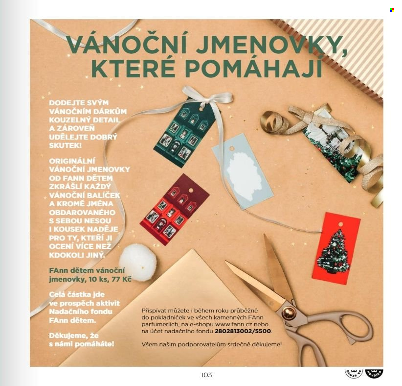 Leták FAnn parfumerie - 1.11.2025 - 31.12.2025. Strana 103