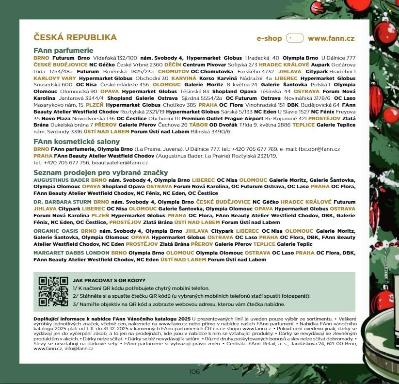 Leták FAnn parfumerie - 1.11.2025 - 31.12.2025. Strana 106