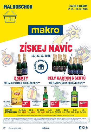 Leták MAKRO - 17.12.2025 - 31.12.2025.