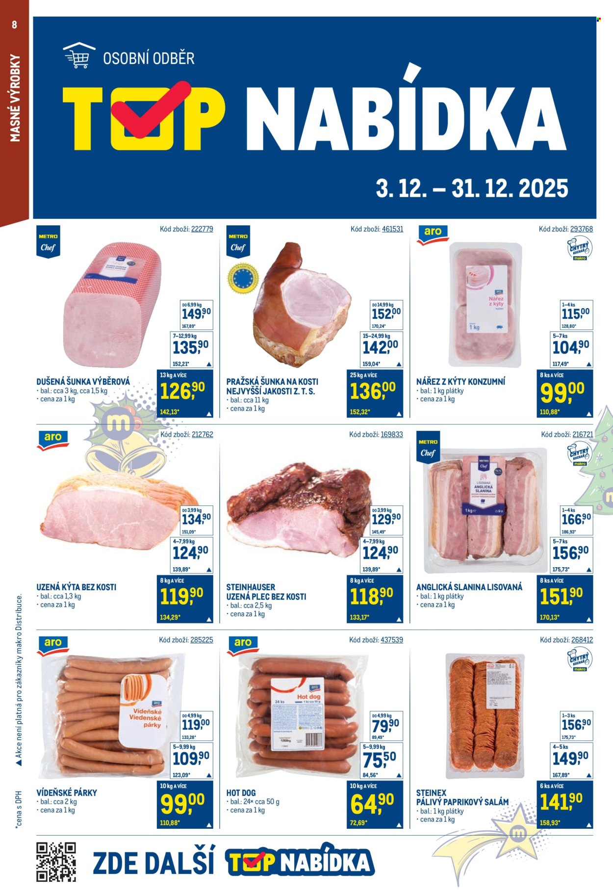 Leták MAKRO - 17.12.2025 - 31.12.2025. Strana 8