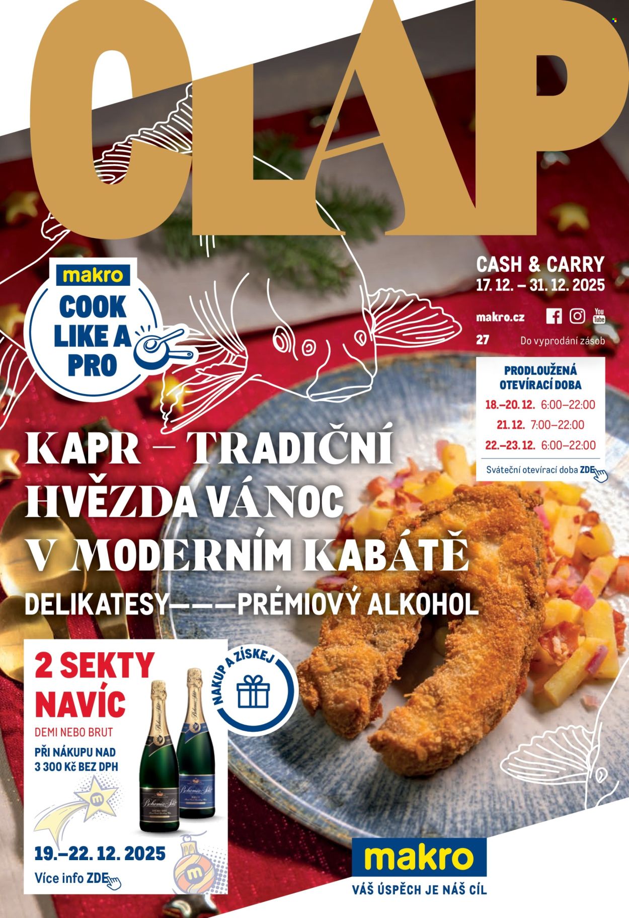 Leták MAKRO - 17.12.2025 - 31.12.2025. Strana 1