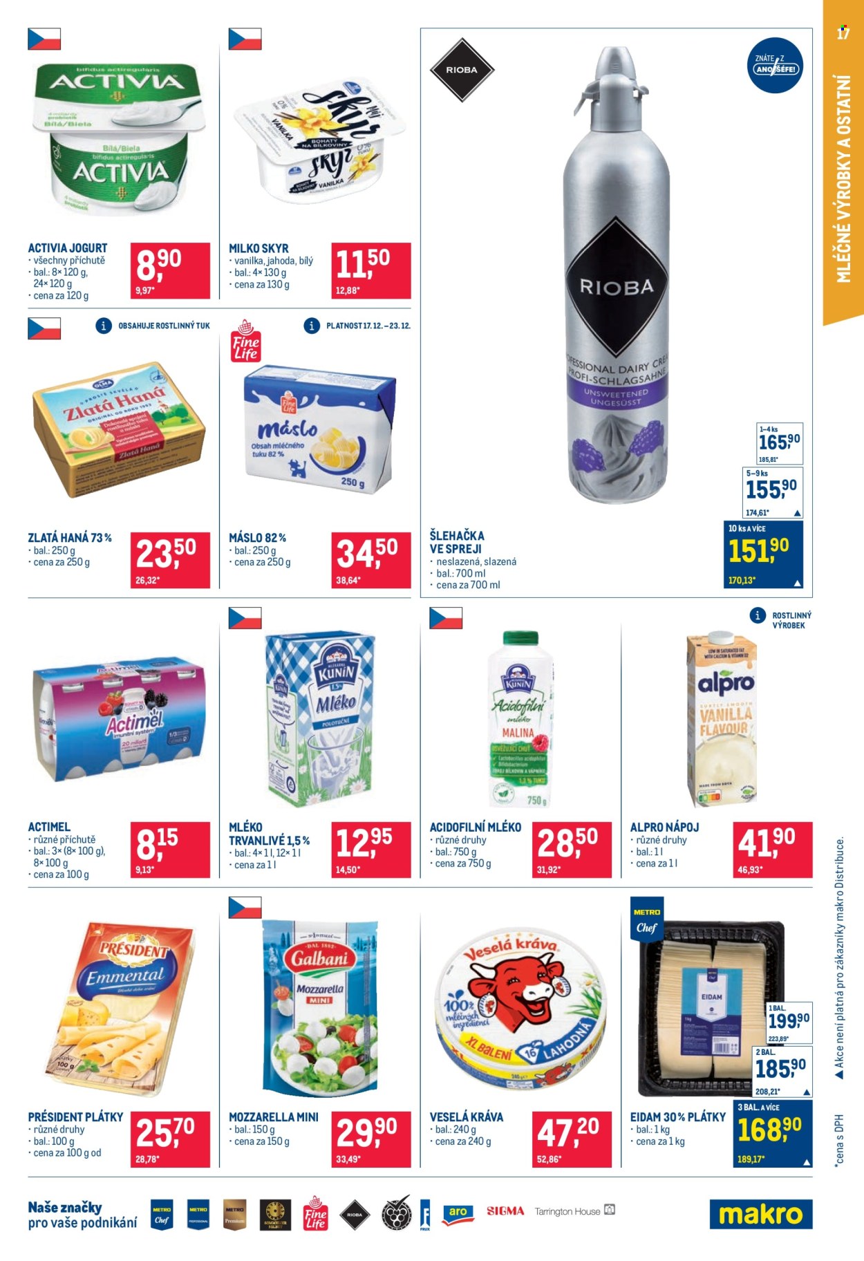 Leták MAKRO - 17.12.2025 - 31.12.2025. Strana 17
