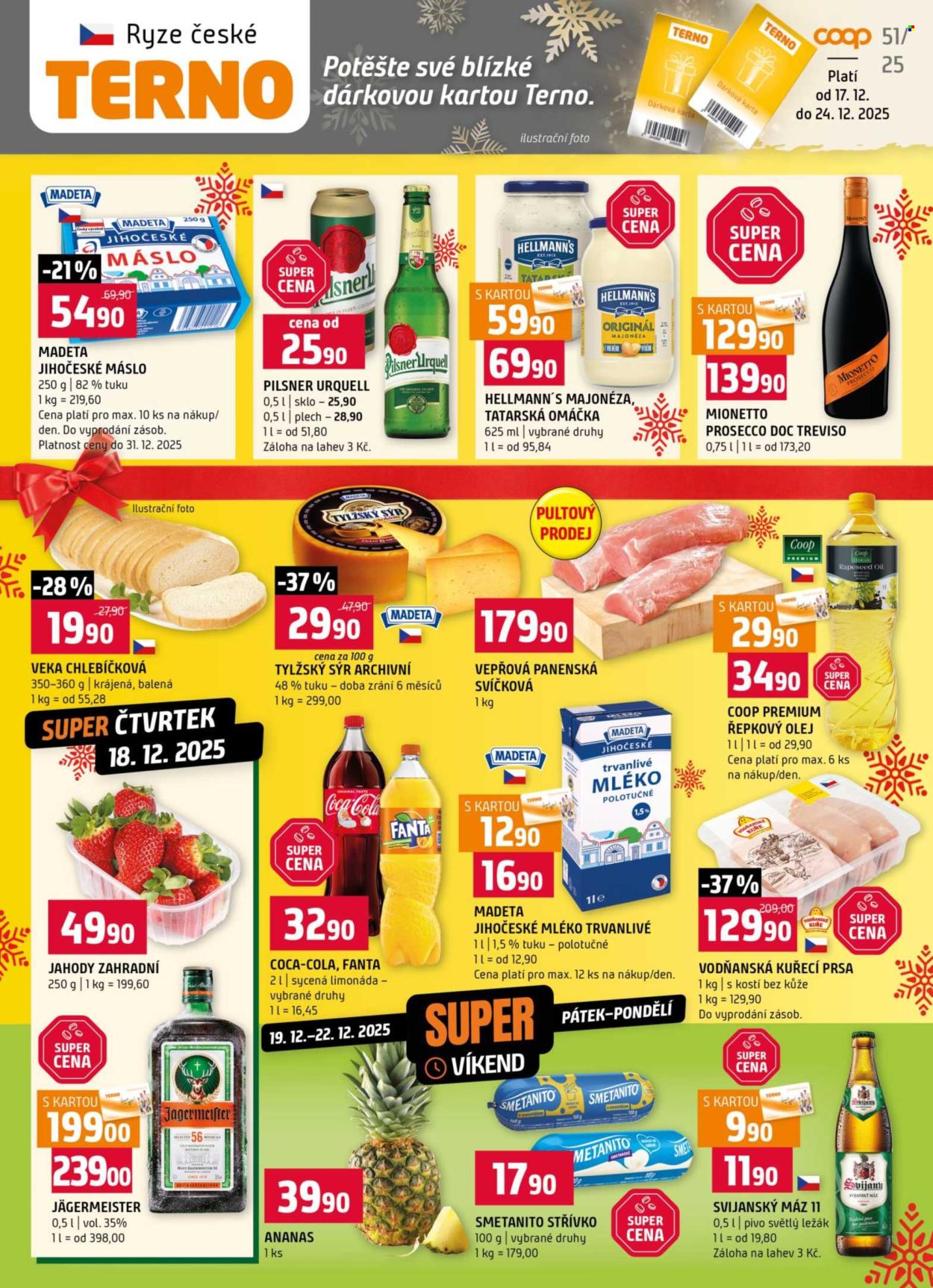 Leták coop TERNO - 17.12.2025 - 24.12.2025. Strana 1