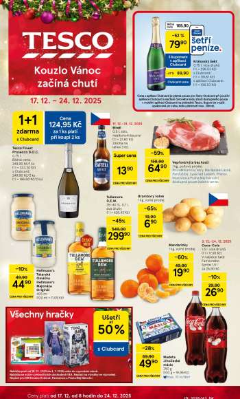 Leták TESCO - 17.12.2025 - 24.12.2025.