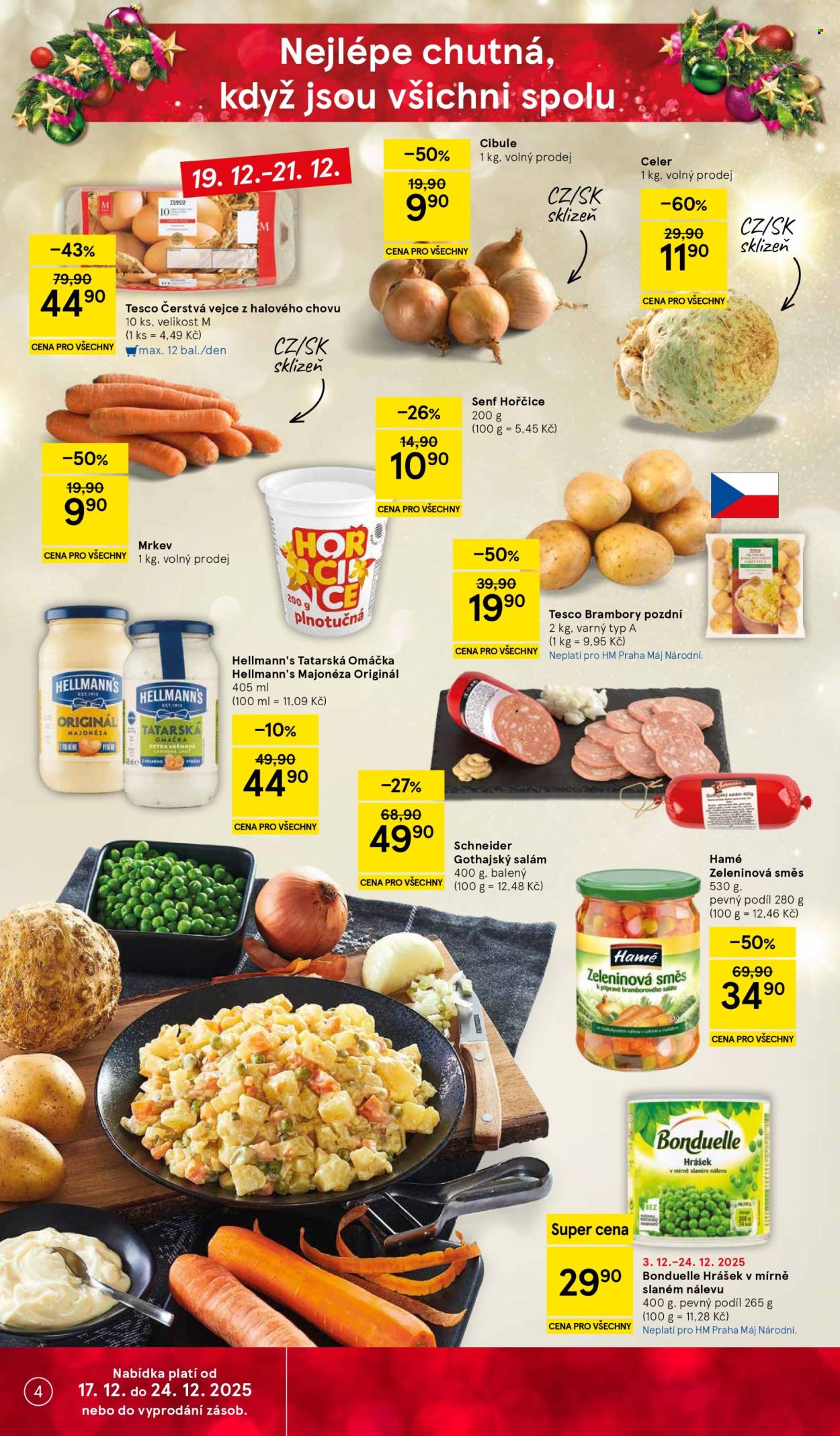 Leták TESCO - 17.12.2025 - 24.12.2025. Strana 4