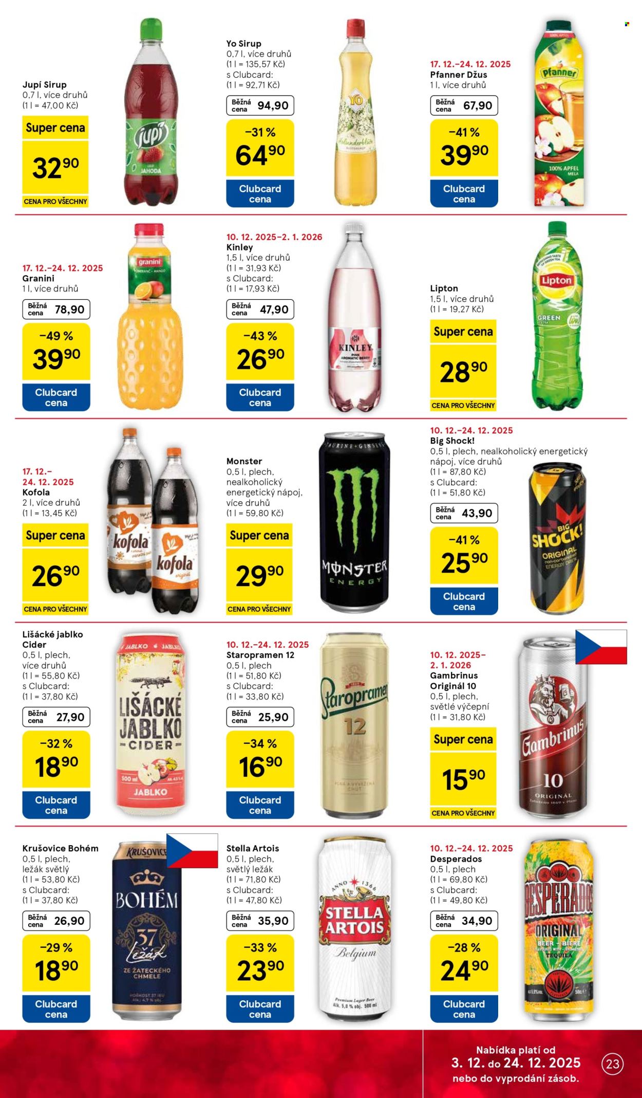 Leták TESCO - 17.12.2025 - 24.12.2025. Strana 23