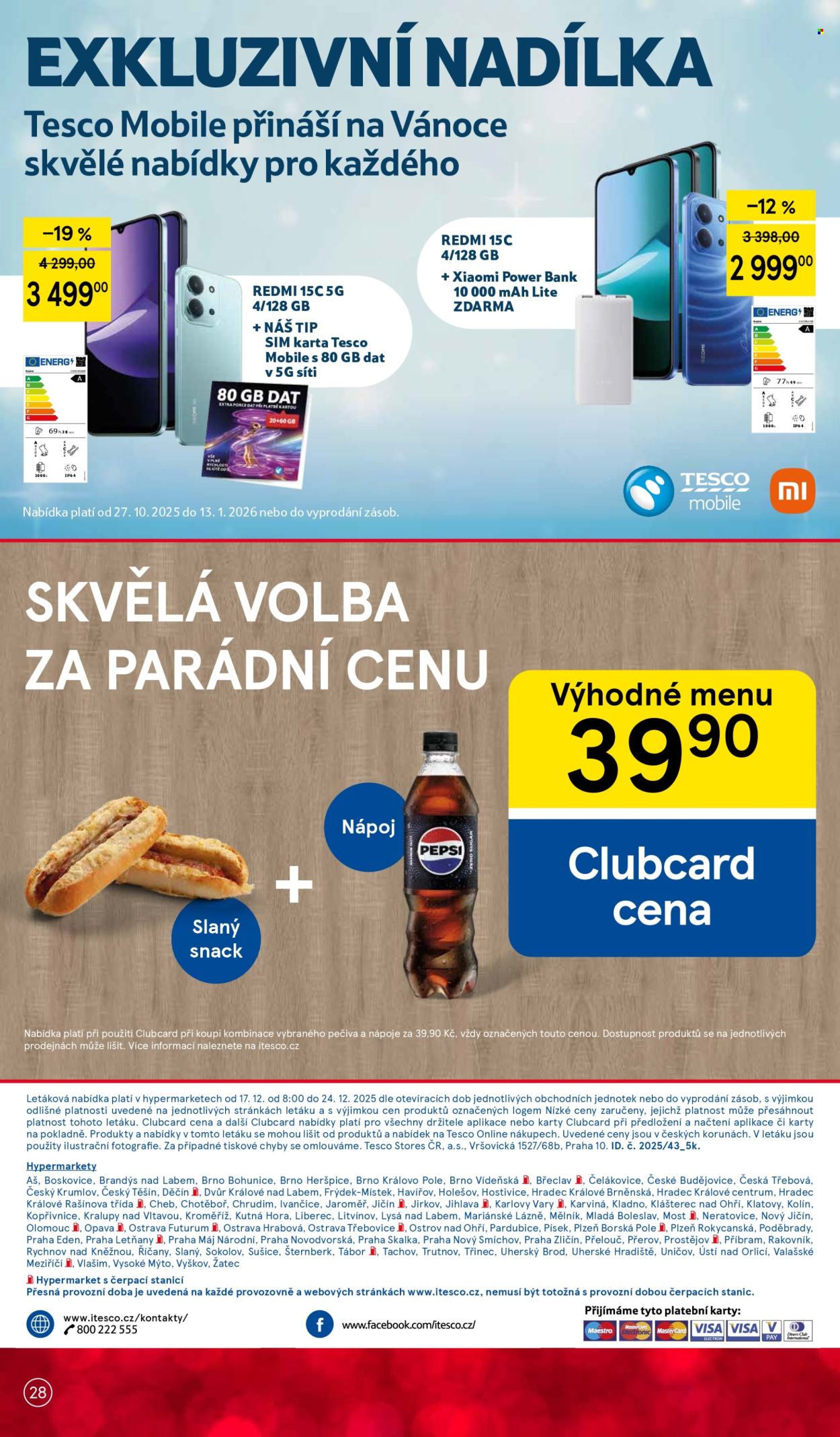Leták TESCO - 17.12.2025 - 24.12.2025. Strana 28