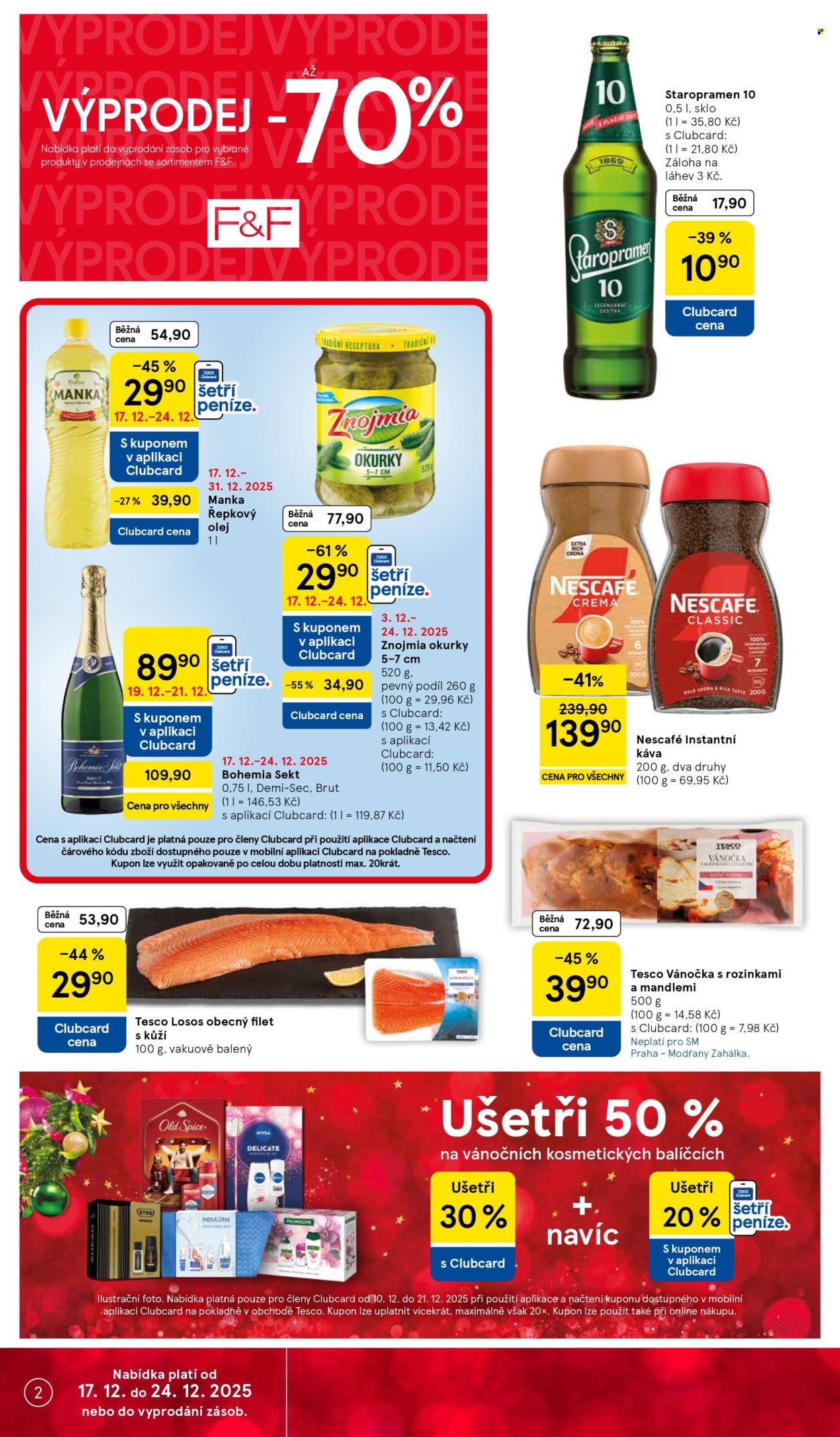 Leták TESCO supermarket - 17.12.2025 - 24.12.2025. Strana 2