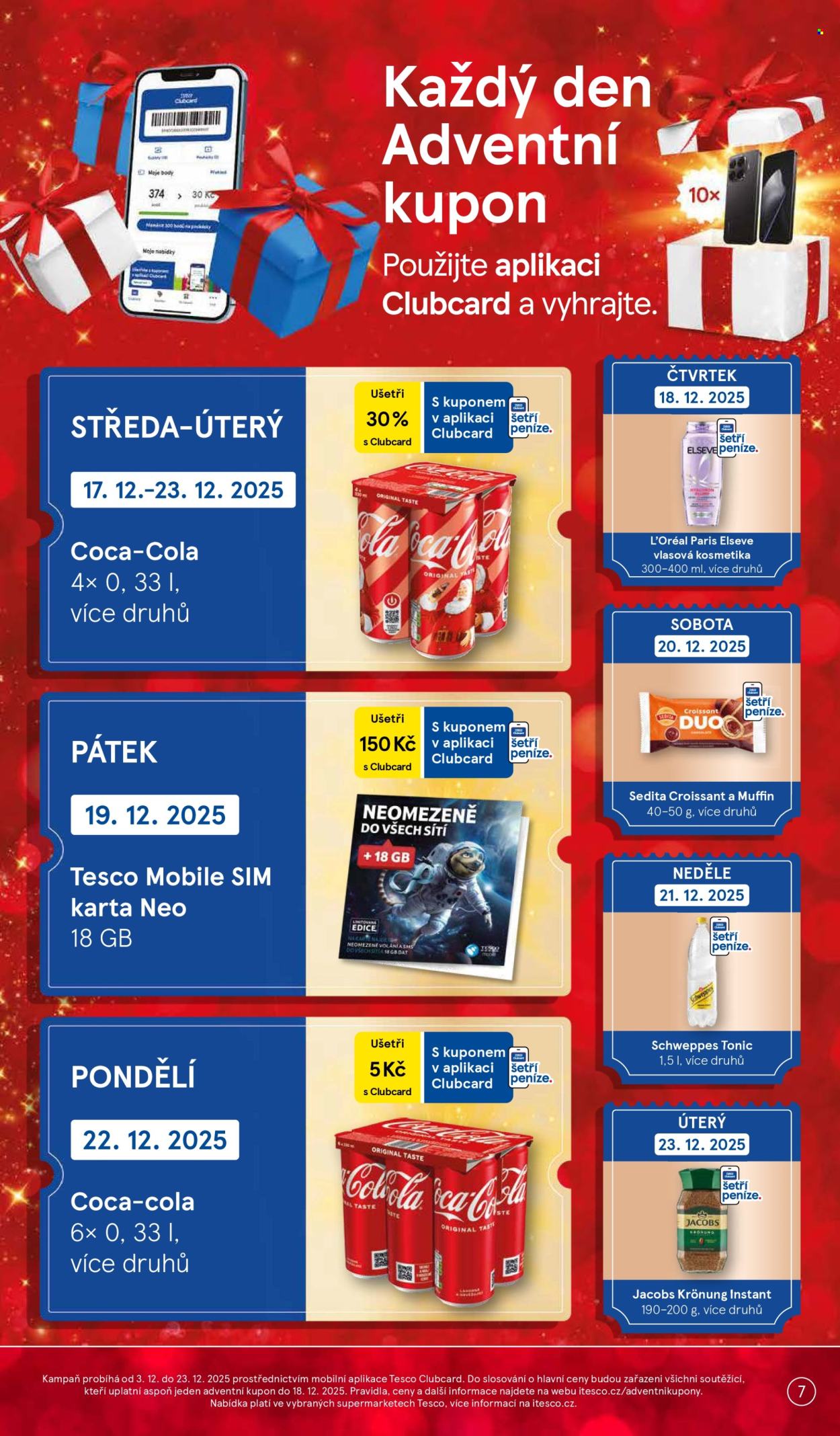 Leták TESCO supermarket - 17.12.2025 - 24.12.2025. Strana 7