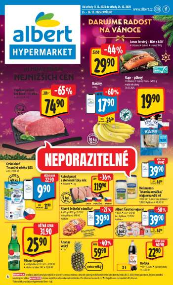 Leták Albert Hypermarket - 17.12.2025 - 24.12.2025.