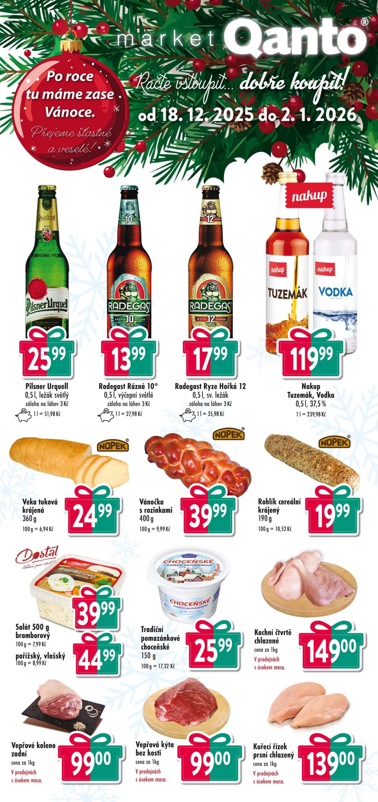 Leták Qanto market - 18.12.2025 - 2.1.2026. Strana 1