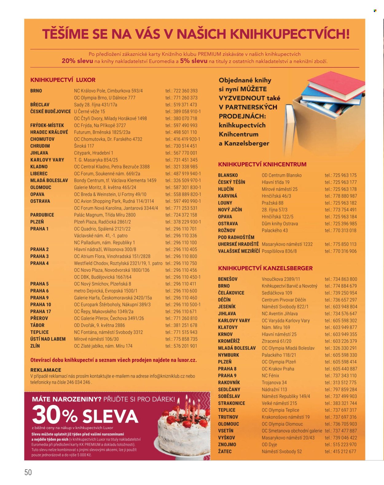 Leták Knižní klub - 1.1.2026 - 28.2.2026. Strana 50