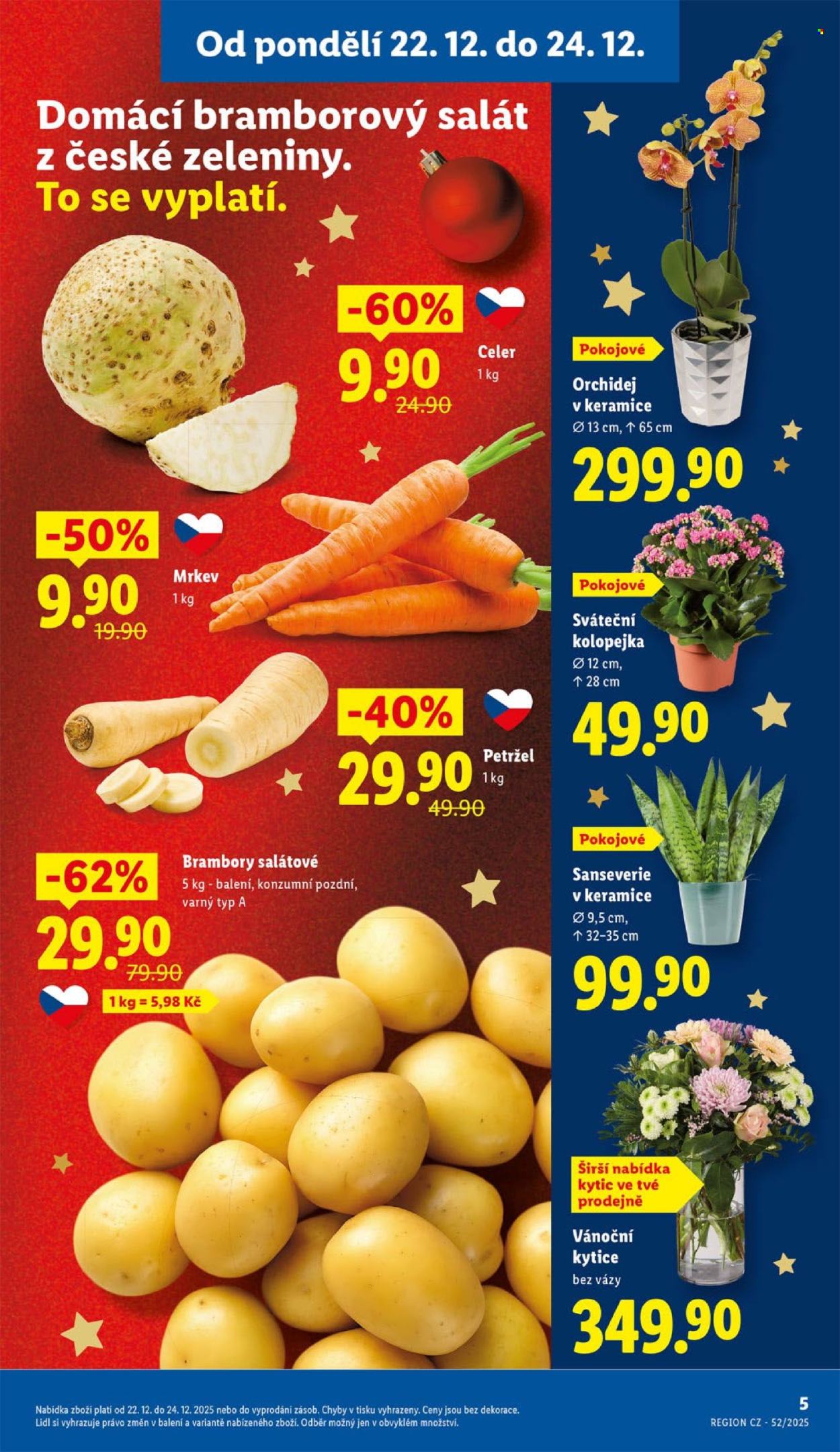 Leták Lidl - 22.12.2025 - 24.12.2025. Strana 5