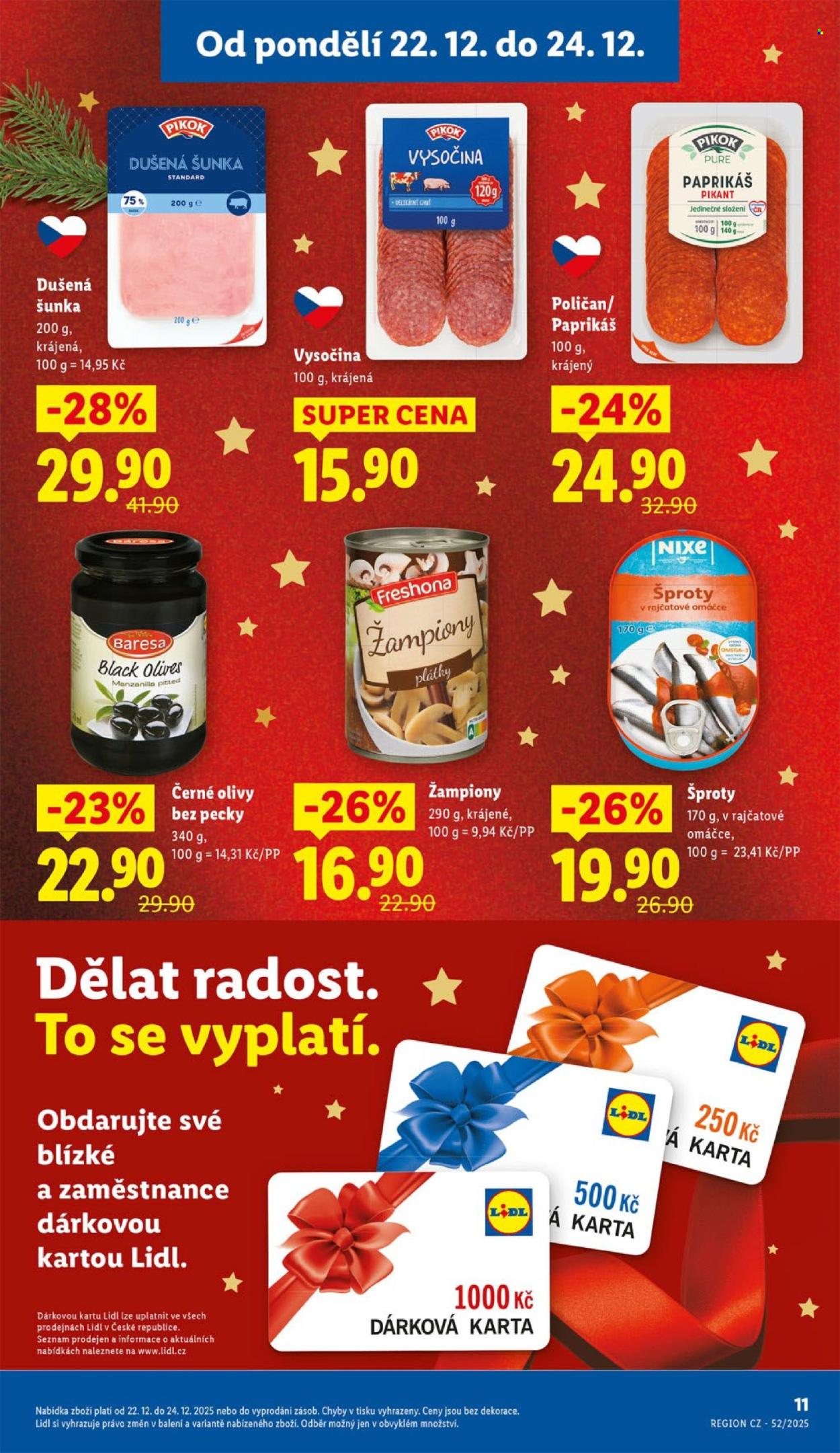 Leták Lidl - 22.12.2025 - 24.12.2025. Strana 11
