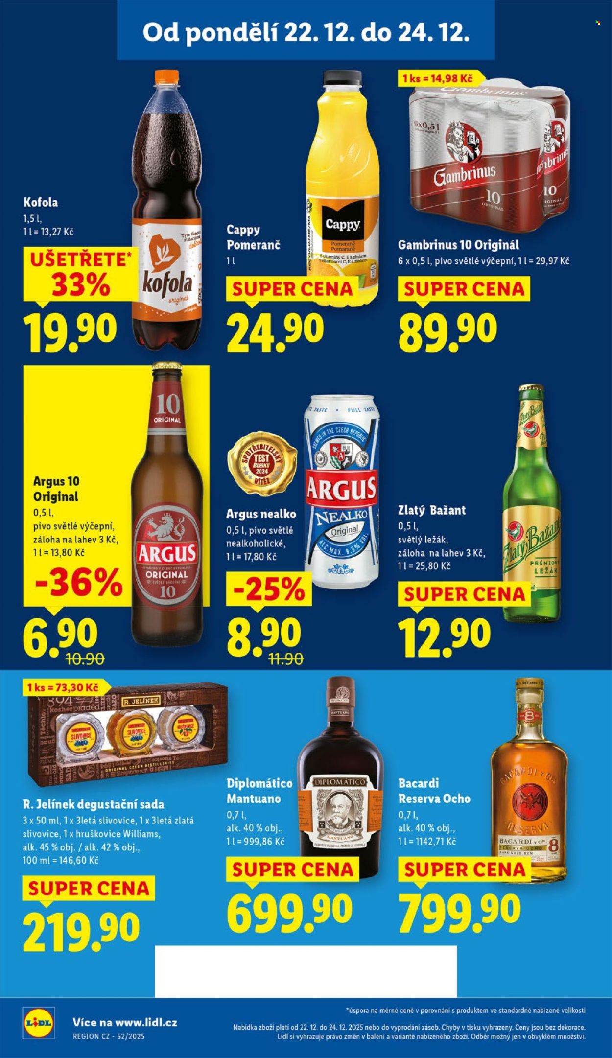 Leták Lidl - 22.12.2025 - 24.12.2025. Strana 14