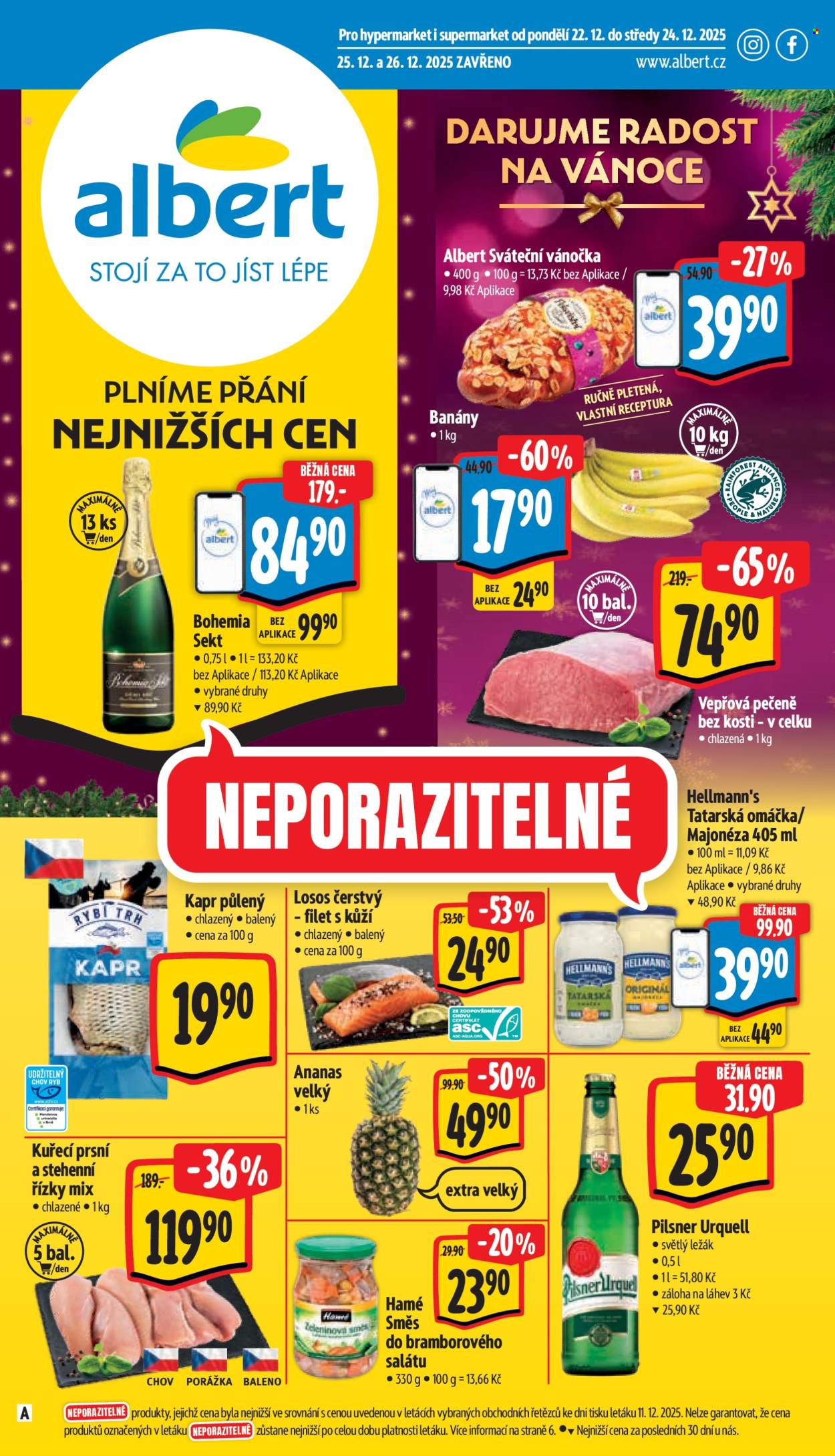 Leták Albert - 22.12.2025 - 24.12.2025. Strana 1