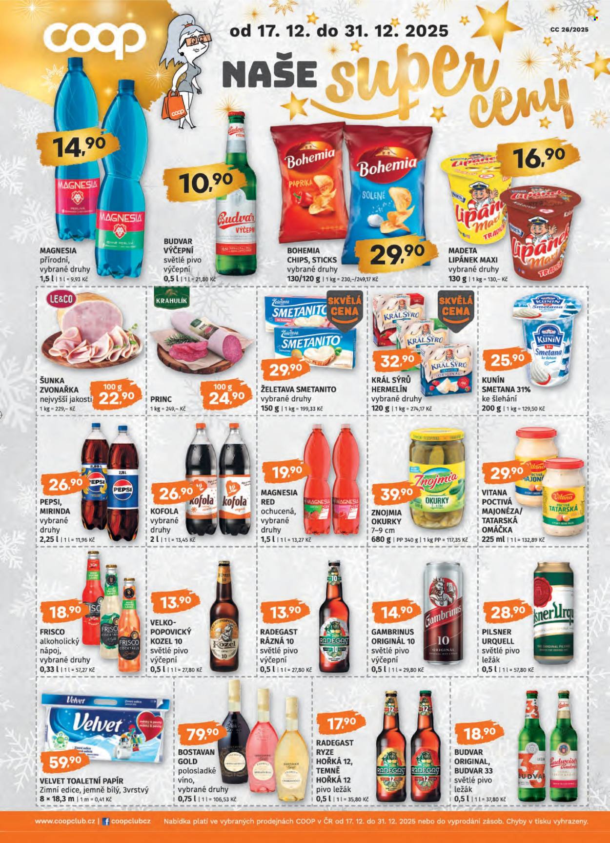 Leták coop TERNO - 22.12.2025 - 31.12.2025. Strana 17