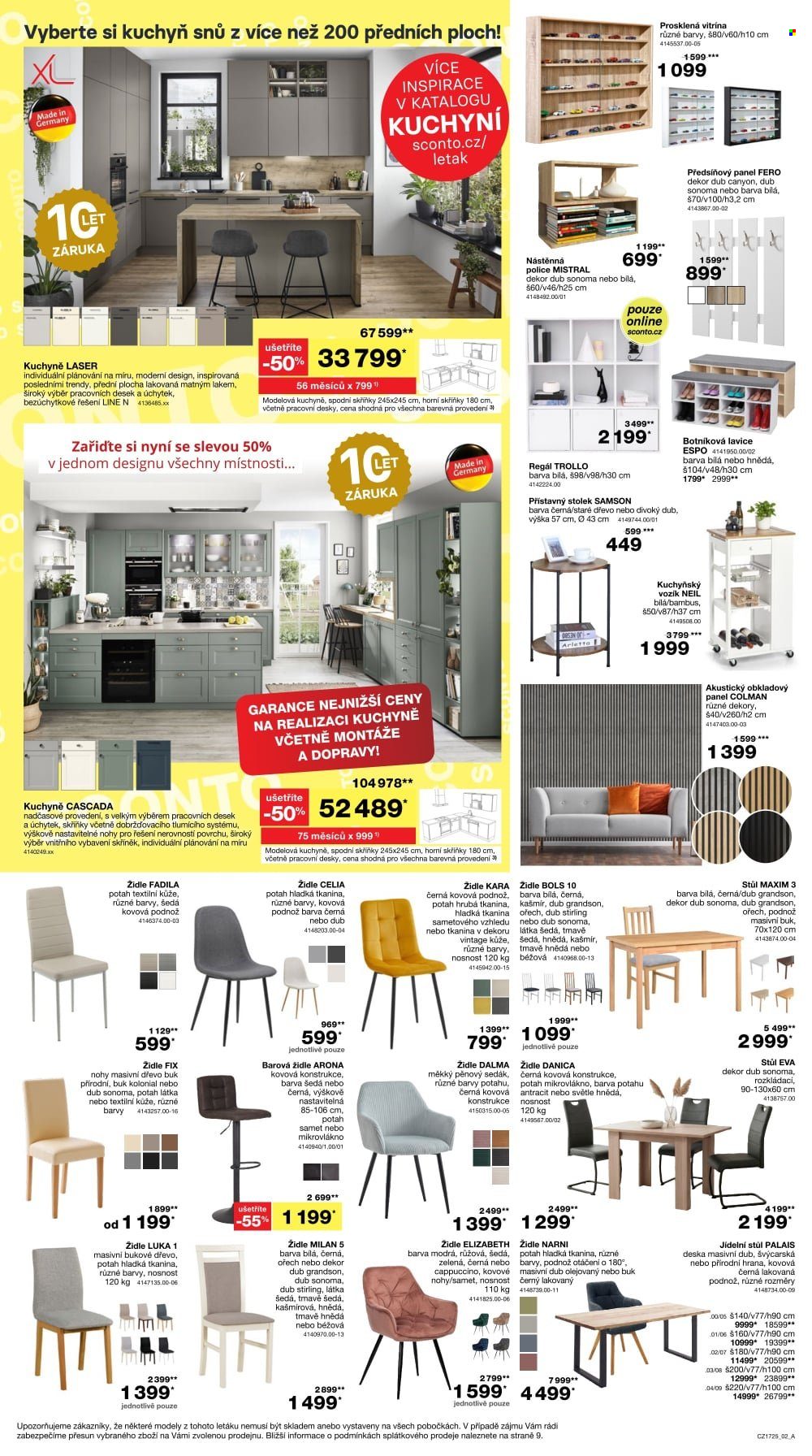 Leták SCONTO NÁBYTEK - 22.12.2025 - 20.1.2026. Strana 2