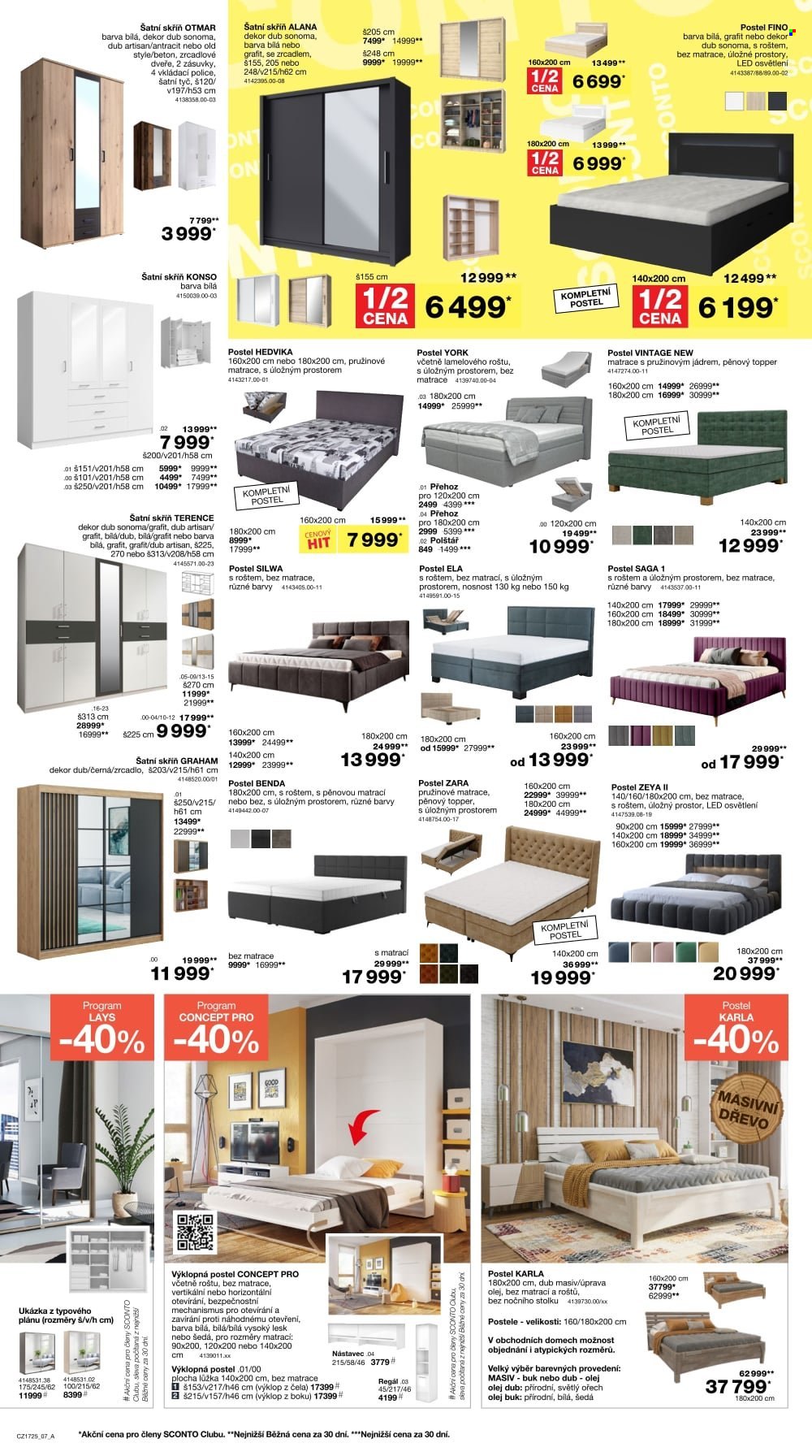 Leták SCONTO NÁBYTEK - 22.12.2025 - 20.1.2026. Strana 7