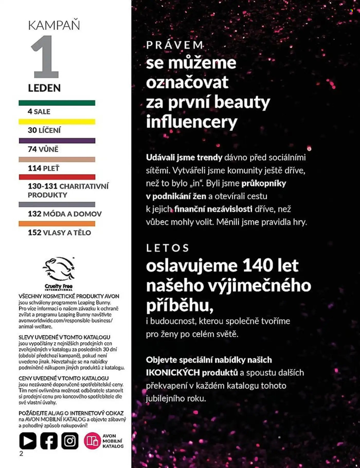 Leták AVON - 1.1.2026 - 31.1.2026. Strana 2